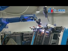 倉庫収納のためのダブルデッキ鋼パレット 右角金属パレット