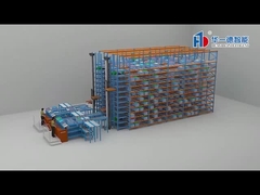 マルチレベルシャトル ミニロードスタッカークレーンASRS自動ボックスピックアップと回収システム