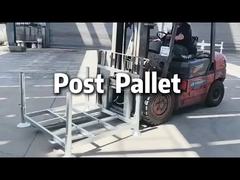 取り外し可能な倉庫保管用溶融亜鉛メッキ鋼大型スタッカブルメタルスチールポストパレットラック