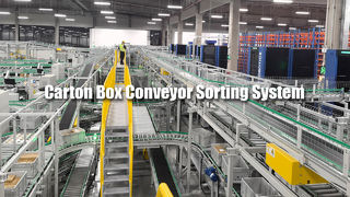 ダンボール箱コンベア仕分けシステム02