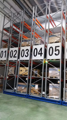 80x60 RHSのビームが付いている調節可能で頑丈なパレット ラッキング システム