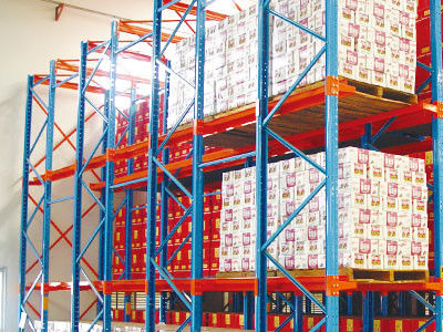 パレットラッキングを駆動 1000mm X1200mm 食品飲料産業用