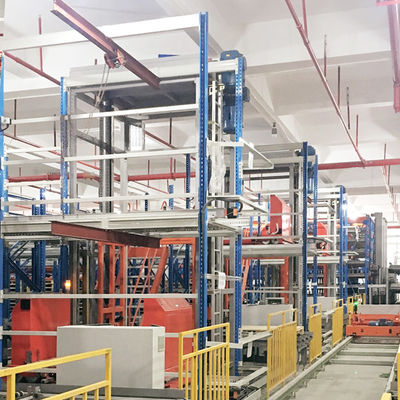 双方向無線シャトルカートとキャリアASRS自動倉庫システム パレットランナーラックシステム