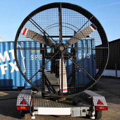 工場用大型産業用扇風機 衝突防止の刃を持つ大型HVLS扇風機