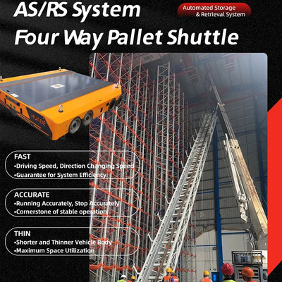 B13 ASRS 四方向シャトルシステム 重用 高自動化 倉庫 貯蔵 鉄 シャトルラック
