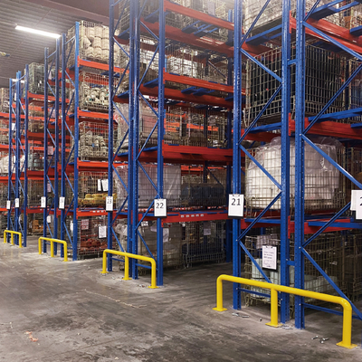 B42 物流倉庫用ストレージケージ ASRS 折りたたみ式ワイヤーメッシュコンテナ