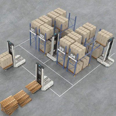 VFR-CL1,VNAフォーク型AMR,非常に狭い通路フォーク型自動移動ロボットCLシリーズ型1 倉庫パレットスタッキングと取り扱い