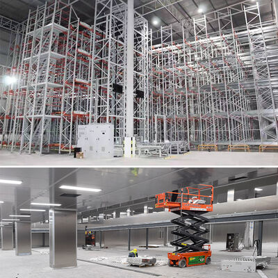 四方向シャトルパレットASRS冷蔵倉庫自動倉庫システムパレットランナーラック