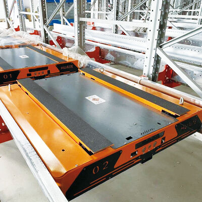 四方向無線シャトルカー 四方向シャトルパレット ASRS 自動貯蔵と回収システム パレットランナーラッキング