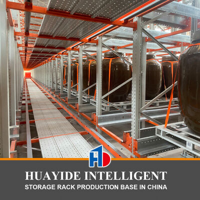 キャリヤーとシャトルカー 三次元倉庫収納システム 自動収納と回収システム ASRS