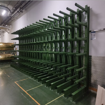 Q345鋼両面片持ちラック 1000kg 頑丈な柱付き