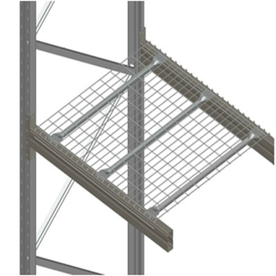 80×60 RHSのビームが付いている水平で頑丈なパレット棚付けごとの4000kg